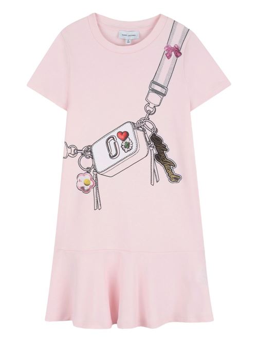 Abito bambina Marc Jacobs rosa con logo MARC JACOBS Kids | W60711475